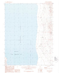 Download a high-resolution, GPS-compatible USGS topo map for Walker Lake, NV (1987 edition)