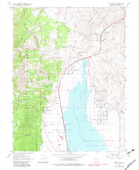 Download a high-resolution, GPS-compatible USGS topo map for Washoe City, NV (1983 edition)
