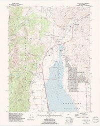 Download a high-resolution, GPS-compatible USGS topo map for Washoe City, NV (1994 edition)