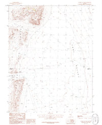 Download a high-resolution, GPS-compatible USGS topo map for Water Gap East, NV (1986 edition)