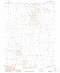 Download a high-resolution, GPS-compatible USGS topo map for Water Gap NE, NV (1986 edition)