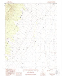 preview thumbnail of historical topo map of Nye County, NV in 1985