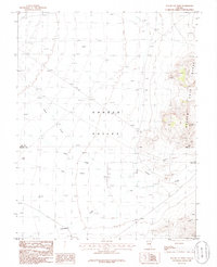 Download a high-resolution, GPS-compatible USGS topo map for Water Gap West, NV (1986 edition)
