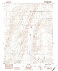 Download a high-resolution, GPS-compatible USGS topo map for Weiser Ridge, NV (1983 edition)