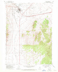 Download a high-resolution, GPS-compatible USGS topo map for Wells, NV (1971 edition)