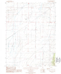 Download a high-resolution, GPS-compatible USGS topo map for West of Austin, NV (1988 edition)