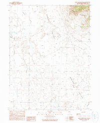 Download a high-resolution, GPS-compatible USGS topo map for West of Beck Pass, NV (1990 edition)