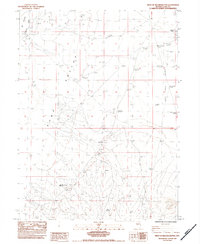 preview thumbnail of historical topo map of Elko County, NV in 1984