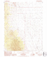 Download a high-resolution, GPS-compatible USGS topo map for Whistler Mtn, NV (1987 edition)