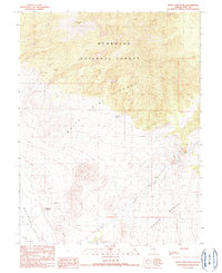 Download a high-resolution, GPS-compatible USGS topo map for White Pine Peak, NV (1990 edition)