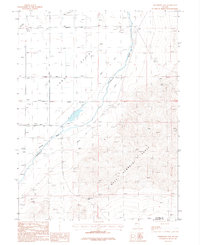 preview thumbnail of historical topo map of Pershing County, NV in 1987