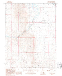 Download a high-resolution, GPS-compatible USGS topo map for Wilson Canyon, NV (1987 edition)