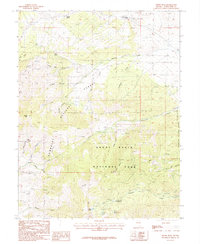 Download a high-resolution, GPS-compatible USGS topo map for Windy Peak, NV (1987 edition)