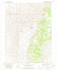 Download a high-resolution, GPS-compatible USGS topo map for Wonder Mountain, NV (1981 edition)