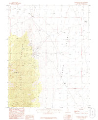 preview thumbnail of historical topo map of Lincoln County, NV in 1985