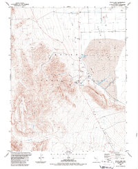 Download a high-resolution, GPS-compatible USGS topo map for Yucca Lake, NV (1987 edition)