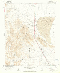 Download a high-resolution, GPS-compatible USGS topo map for Yucca Lake, NV (1962 edition)