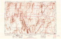1954 Map of Caliente, NV