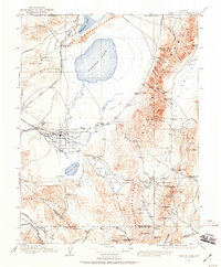 1908 Map of Carson Sink, 1959 Print