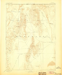 1893 Map of Disaster, 1905 Print