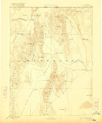 1893 Map of Disaster, 1922 Print