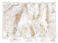 1955 Map of Elko, NV, 1974 Print