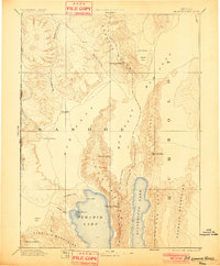 1894 Map of Granite Range, 1901 Print