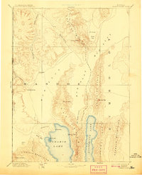 1894 Map of Granite Range, 1908 Print