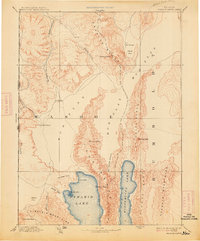 1894 Map of Granite Range, 1914 Print
