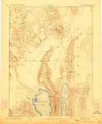 1894 Map of Granite Range, 1923 Print