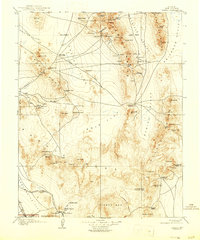 1908 Map of Kawich, 1946 Print