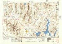 preview thumbnail of historical topo map of Las Vegas, NV in 1957