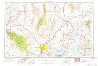 Download a high-resolution, GPS-compatible USGS topo map for Las Vegas, NV (1971 edition)