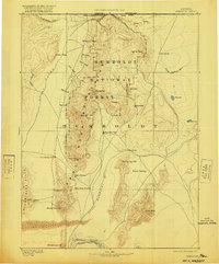 1893 Map of Paradise, 1920 Print