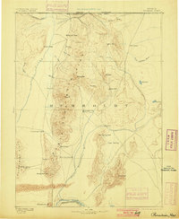 1893 Map of Paradise, 1900 Print