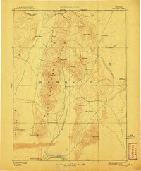 1893 Map of Paradise, 1907 Print