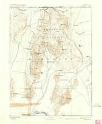 1893 Map of Paradise, 1934 Print