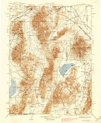 preview thumbnail of historical topo map of Pershing County, NV in 1939