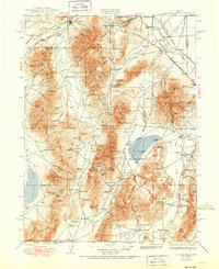 Download a high-resolution, GPS-compatible USGS topo map for Sonoma Range, NV (1951 edition)