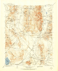 1907 Map of Tonopah, 1955 Print