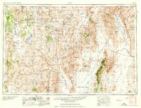 preview thumbnail of historical topo map of Washoe County, NV in 1958