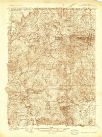 Download a high-resolution, GPS-compatible USGS topo map for Mountain City, NV (1936 edition)