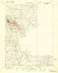 1921 Map of Pioche, NV