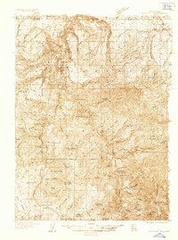 preview thumbnail of historical topo map of Elko County, NV in 1936