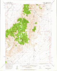 Download a high-resolution, GPS-compatible USGS topo map for Ackerman Canyon, NV (1963 edition)