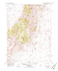 Download a high-resolution, GPS-compatible USGS topo map for Ackerman Canyon, NV (1983 edition)