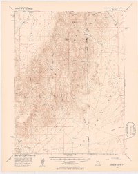 Download a high-resolution, GPS-compatible USGS topo map for Ackerman Canyon, NV (1957 edition)