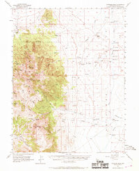 Download a high-resolution, GPS-compatible USGS topo map for Antelope Peak, NV (1969 edition)