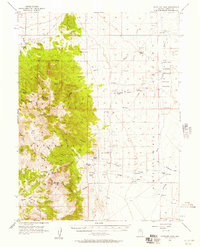 Download a high-resolution, GPS-compatible USGS topo map for Antelope Peak, NV (1957 edition)