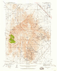 Download a high-resolution, GPS-compatible USGS topo map for Antler Peak, NV (1960 edition)